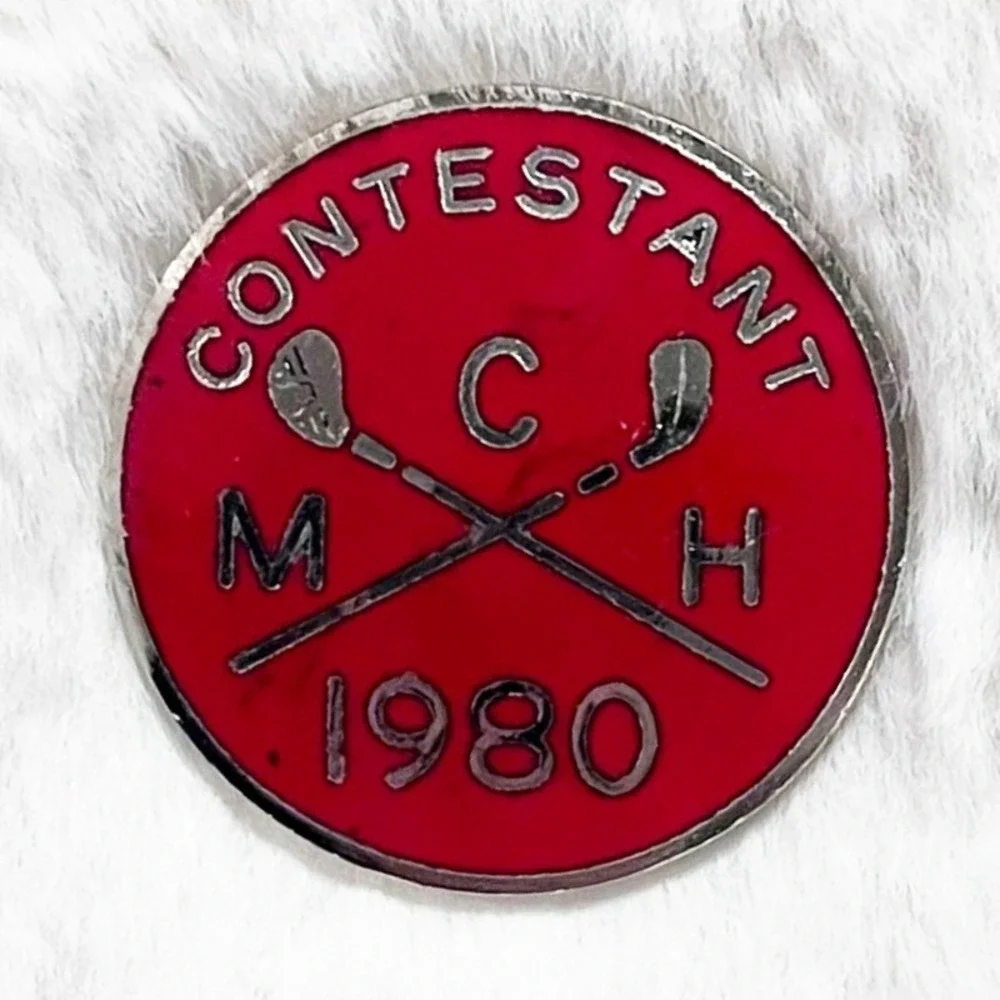🔮 5/$25 Vintage Golf Tournament Contestant 1980 MCH Pin